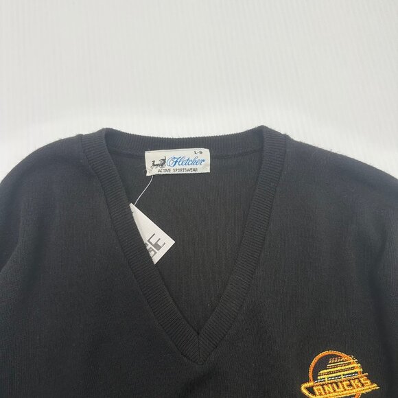 Vintage Vancouver Canucks Mini Logo Sweater L - Picture 3 of 3